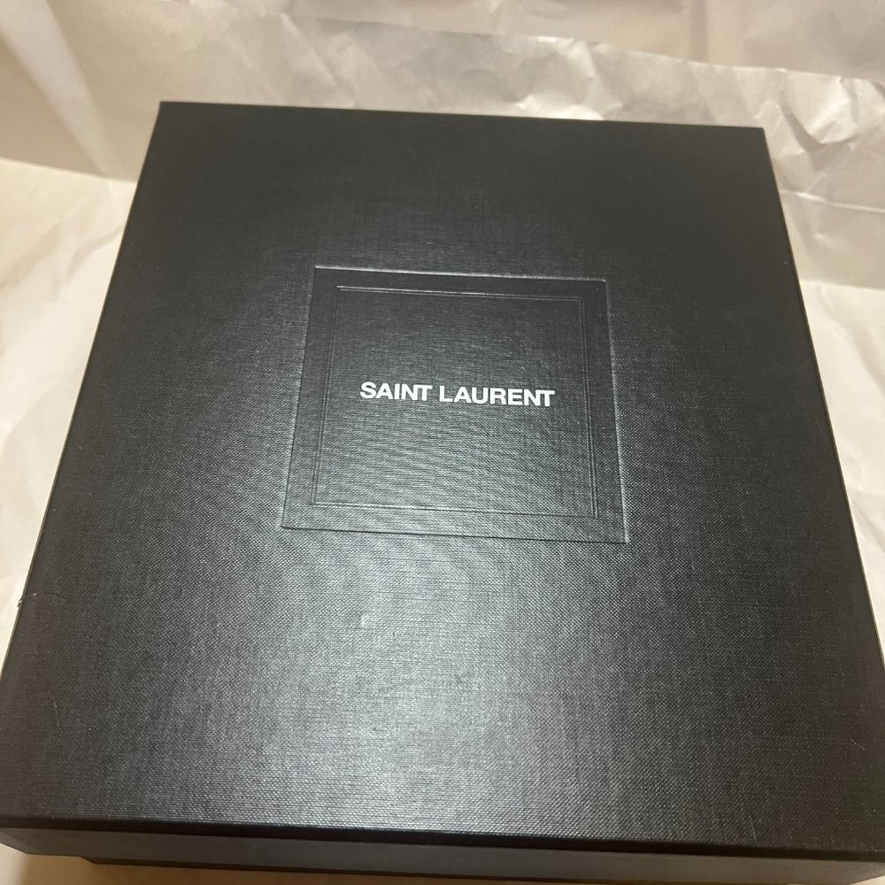 SAINT LAURENT PYTHON TRIBUTE SANDALS - Size 39.5 - Full Set - Picture 10 of 13